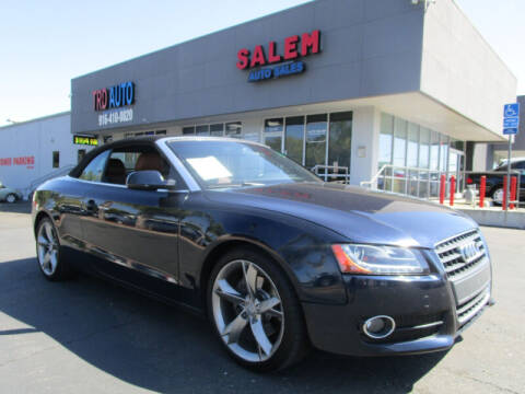 2011 Audi A5 for sale at Salem Auto Sales in Sacramento CA