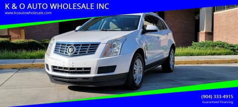 2013 Cadillac SRX for sale at K & O AUTO WHOLESALE INC in Jacksonville FL