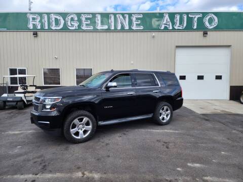 2015 Chevrolet Tahoe for sale at RIDGELINE AUTO in Chubbuck ID