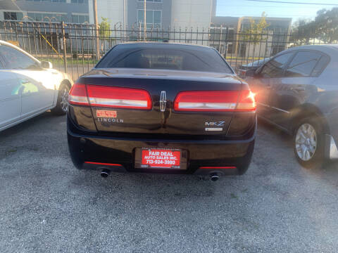2012 Lincoln MKZ Hybrid for sale at FAIR DEAL AUTO SALES INC in Houston TX