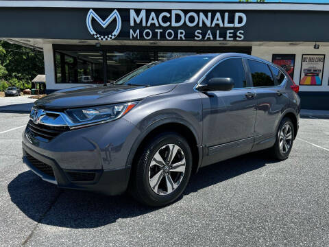 2019 Honda CR-V for sale at MacDonald Motor Sales in High Point NC