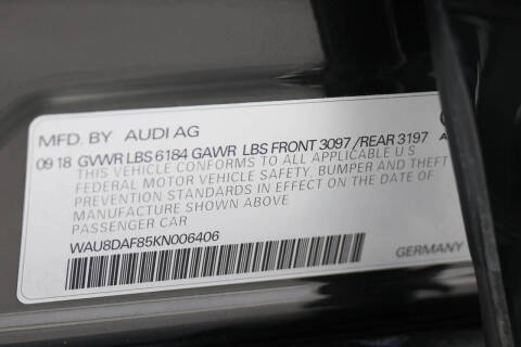 2019 Audi A8 L quattro 55 TFSI