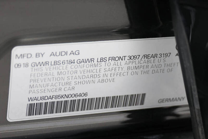 2019 Audi A8 L quattro 55 TFSI