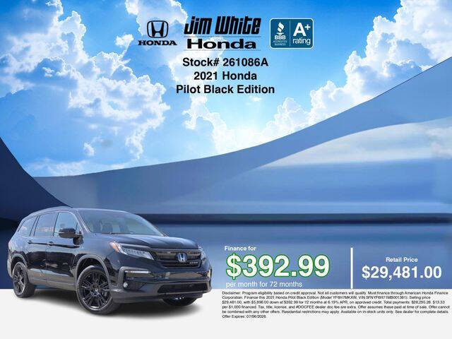 2021 Honda Pilot Black Edition