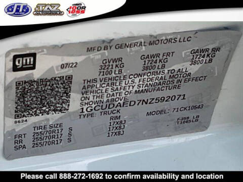 2022 Chevrolet Silverado 1500