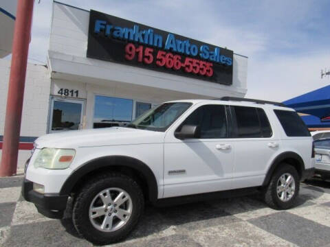 2007 Ford Explorer for sale at Franklin Auto Sales in El Paso TX