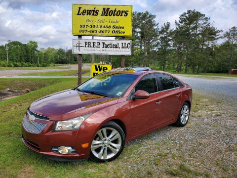 2012 Chevrolet Cruze for sale at Lewis Motors LLC in Deridder LA