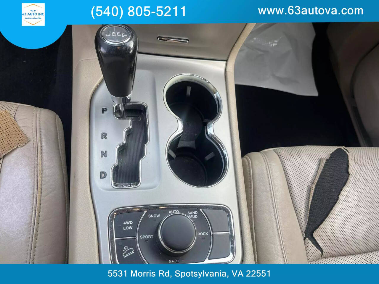 2012 Jeep Grand Cherokee for sale at 63 Auto Inc in Spotsylvania, VA