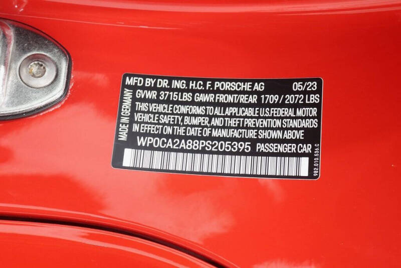 2023 Porsche 718 Boxster