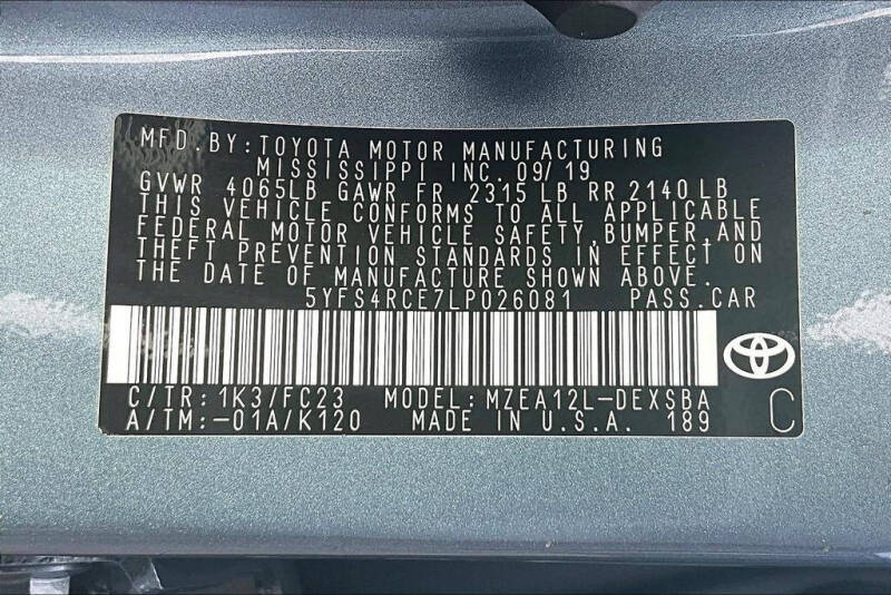 2020 Toyota Corolla SE