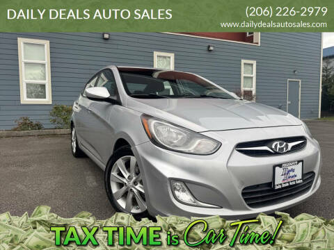 2012 Hyundai Accent for sale at DAILY DEALS AUTO SALES in Seattle WA