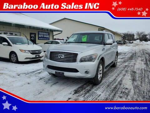 2013 Infiniti QX56 for sale at Baraboo Auto Sales INC in Baraboo WI