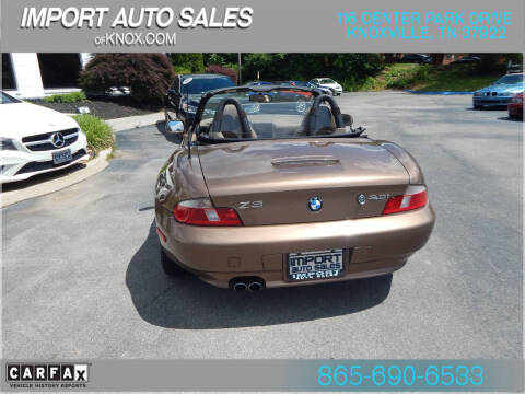 2001 BMW Z3 3.0i