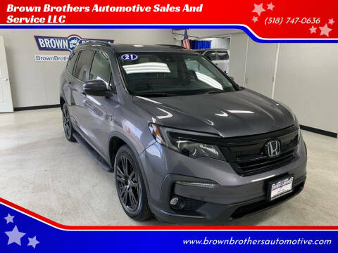 2021 Honda Pilot for sale at Brown Brothers Automotive Sales And Service LLC in Hudson Falls NY