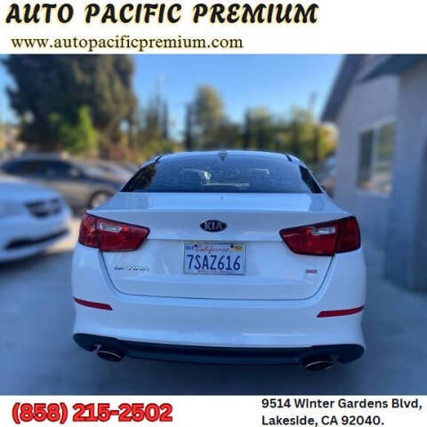 2015 Kia Optima for sale at Auto Pacific Premium in Lakeside, CA