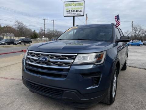2018 Ford Explorer for sale at Shock Motors in Garland TX