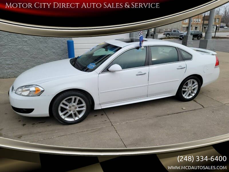 2013 Chevrolet Impala for sale at Motor City Direct Auto Sales & Service in Pontiac MI