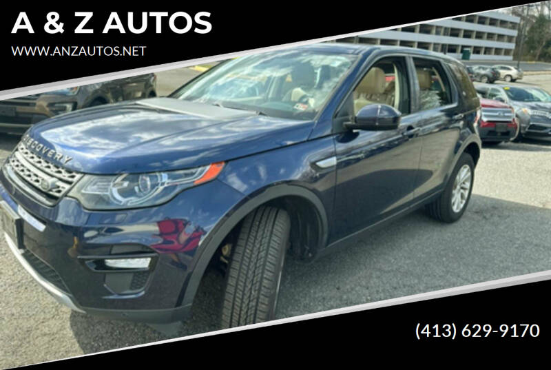 2016 Land Rover Discovery Sport for sale at A & Z AUTOS in Westfield MA