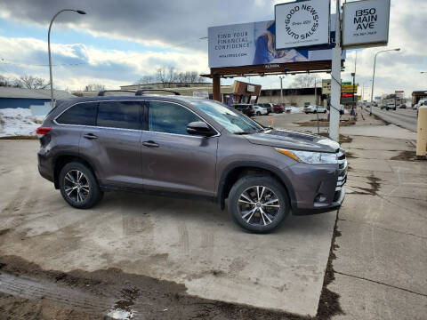 2019 Toyota Highlander for sale at GOOD NEWS AUTO SALES in Fargo ND