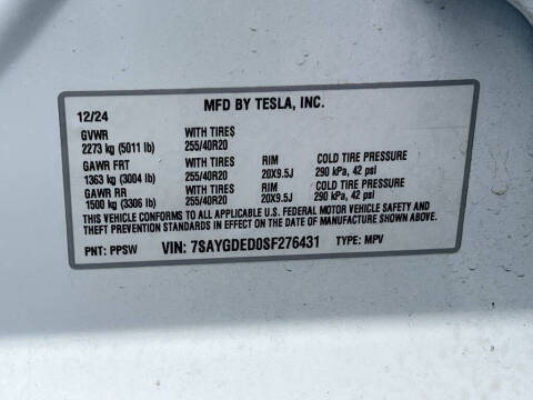 2025 Tesla Model Y Long Range