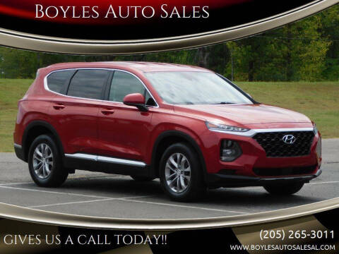 2019 Hyundai Santa Fe for sale at Boyles Auto Sales in Jasper AL