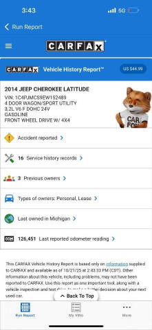 2014 Jeep Cherokee Latitude