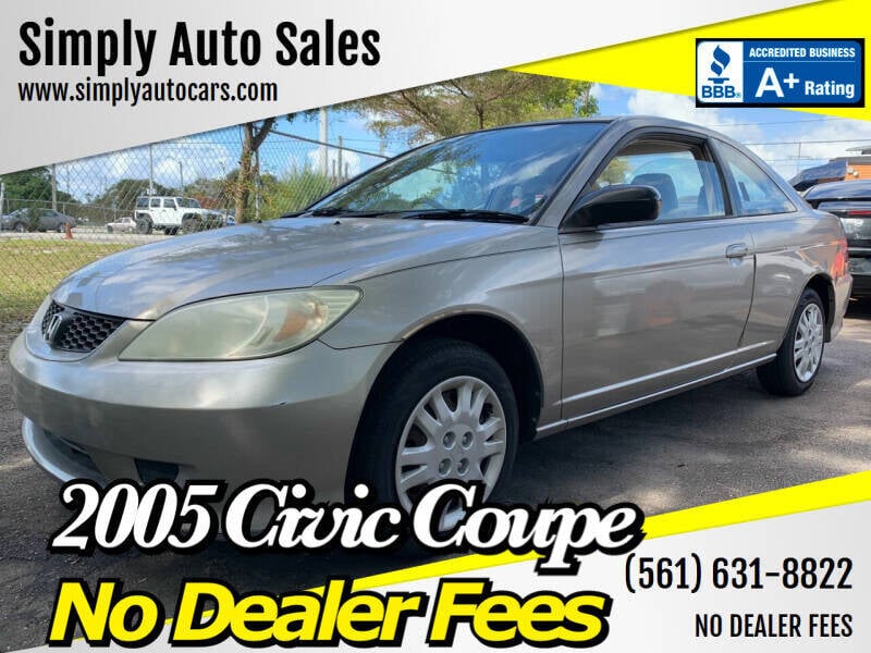 2005 Honda Civic for sale at Simply Auto Sales in Palm Beach Gardens FL