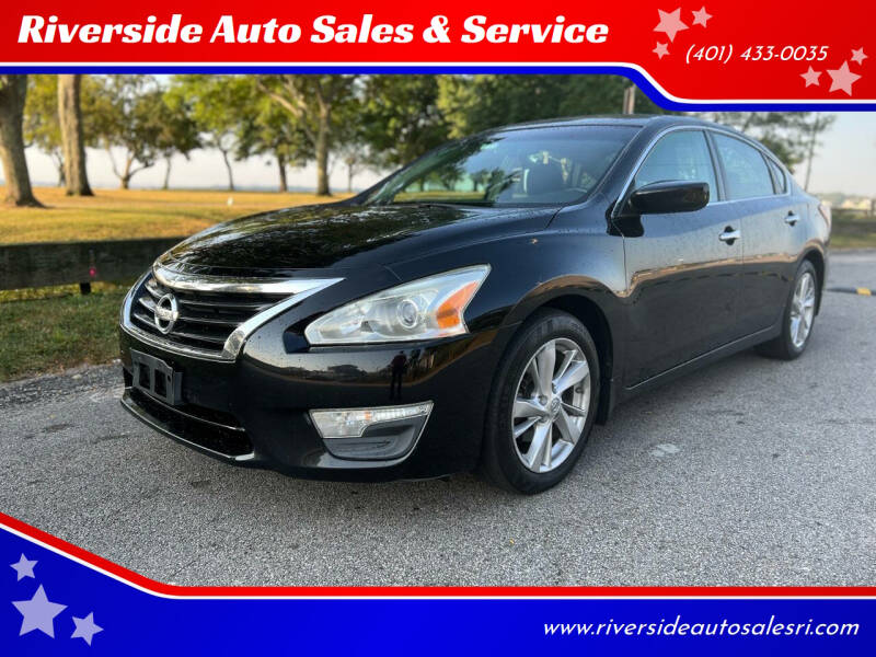 2013 Nissan Altima for sale at Riverside Auto Sales & Service in Riverside RI