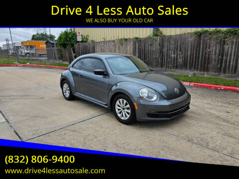 2016 Volkswagen Beetle for sale at Drive 4 Less Auto Sales in Houston TX