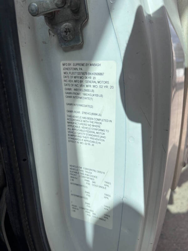 2020 Chevrolet Express 3500