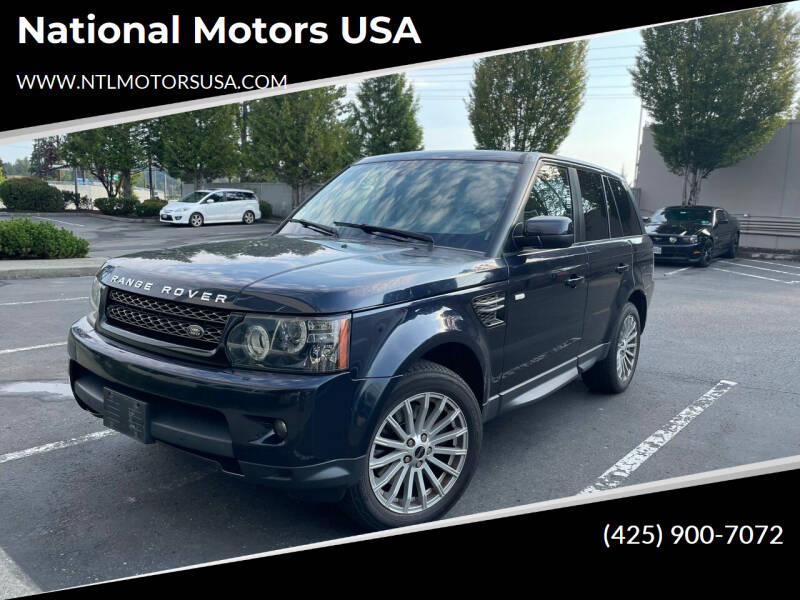 2012 Land Rover Range Rover Sport for sale at National Motors USA in Bellevue WA