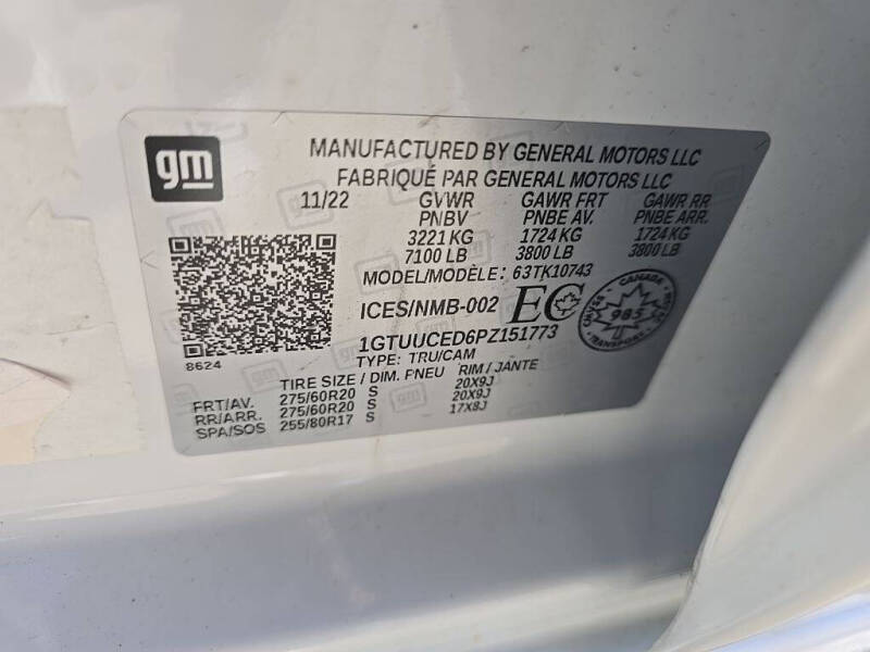 2023 GMC Sierra 1500