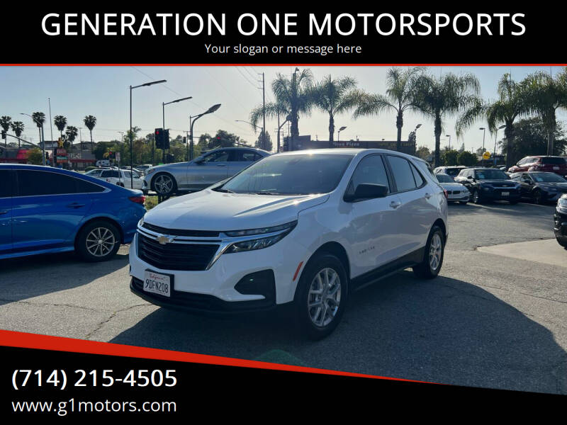2023 Chevrolet Equinox for sale at GENERATION ONE MOTORSPORTS in La Habra CA