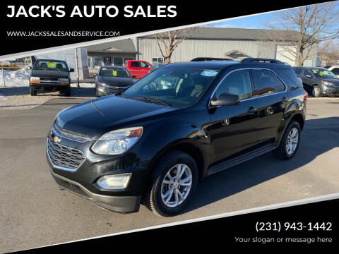 2016 Chevrolet Equinox for sale at JACK'S AUTO SALES in Traverse City MI