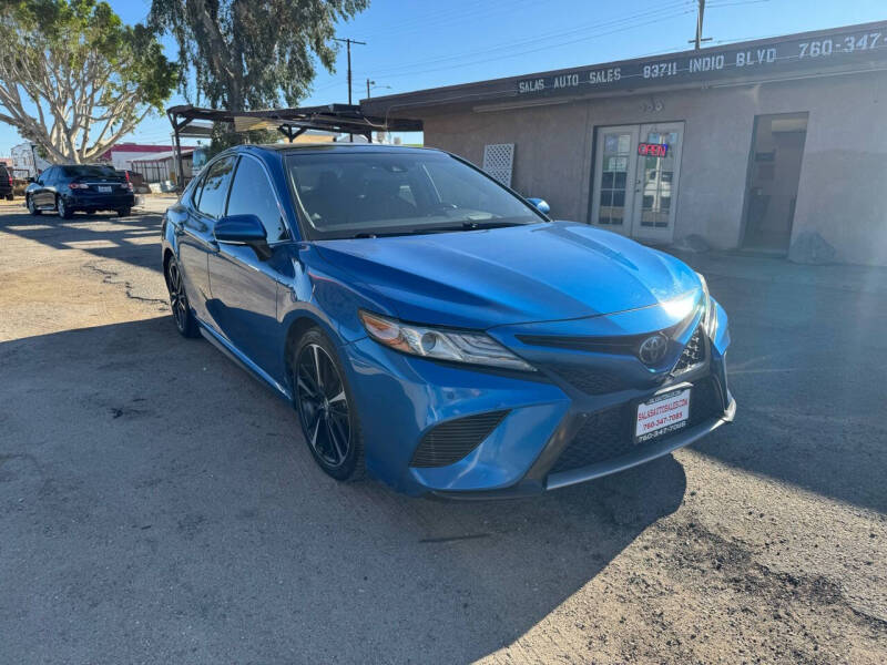 2019 Toyota Camry for sale at Salas Auto Group in Indio CA