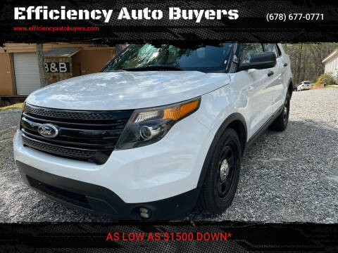 2013 Ford Explorer for sale at Efficiency Auto Buyers in Milton GA