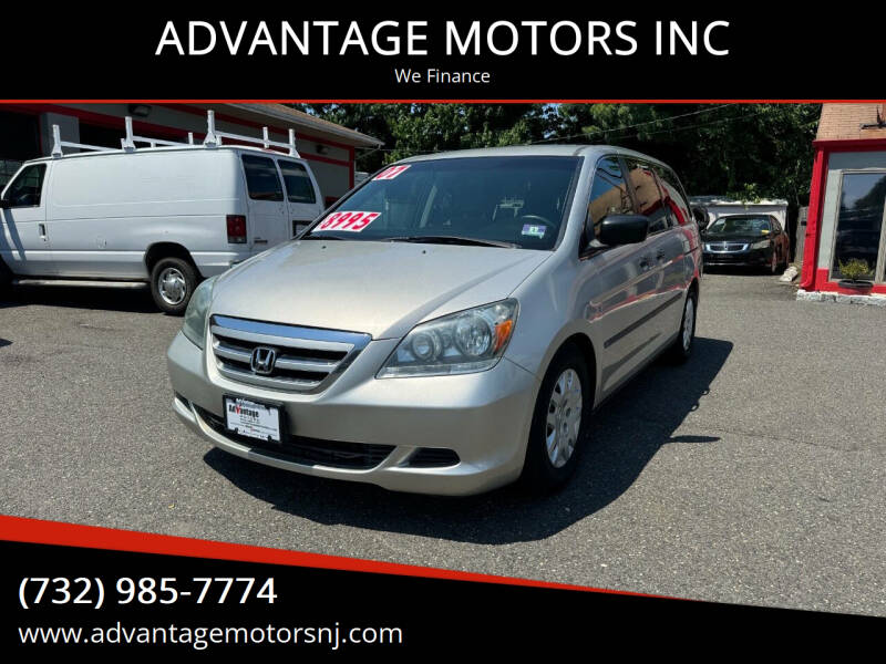 2007 Honda Odyssey for sale at ADVANTAGE MOTORS INC in Edison NJ