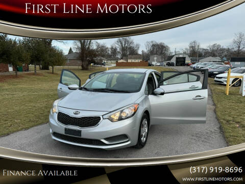 2016 Kia Forte for sale at First Line Motors in Brownsburg IN