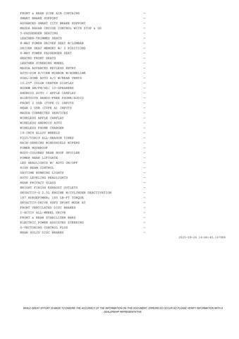 2025 Mazda CX-5 2.5 S Premium Plus