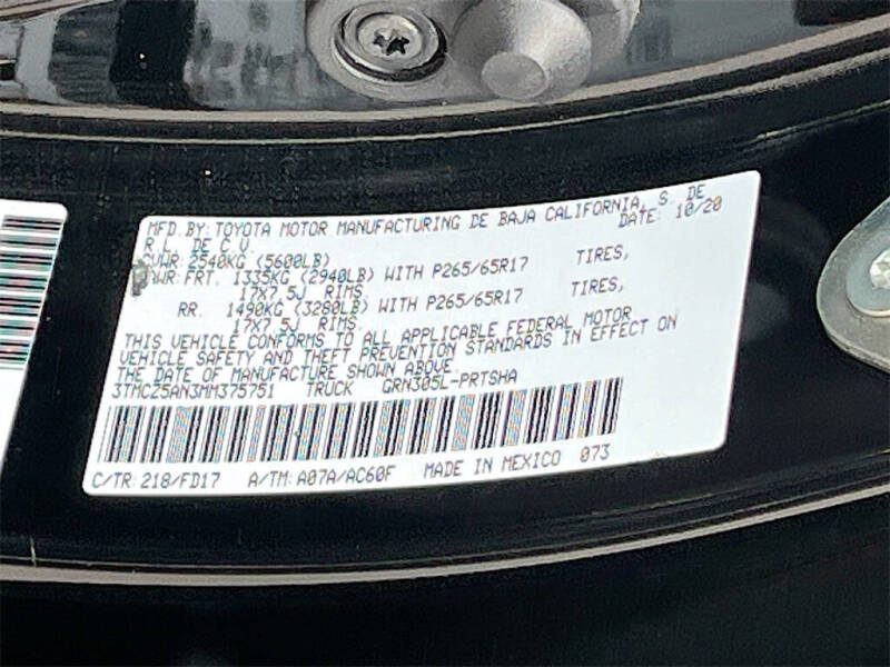 2021 Toyota Tacoma TRD Sport