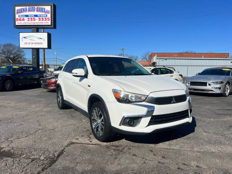 2017 Mitsubishi Outlander Sport for sale at Allen's Auto Sales LLC in Greenville SC