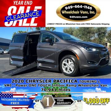 2020 Chrysler Pacifica for sale at Wheelchair Vans Inc in Laguna Hills CA