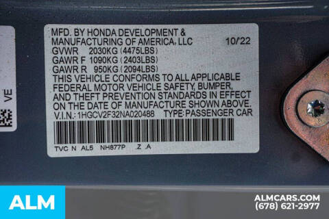 2022 Honda Accord Sport