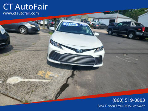 2021 Toyota Camry for sale at CT AutoFair in West Hartford CT