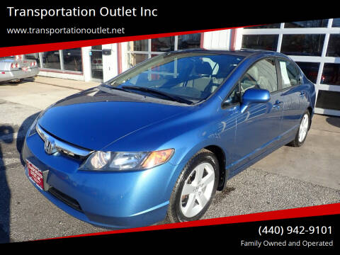 2008 Honda Civic for sale at Transportation Outlet Inc in Eastlake OH