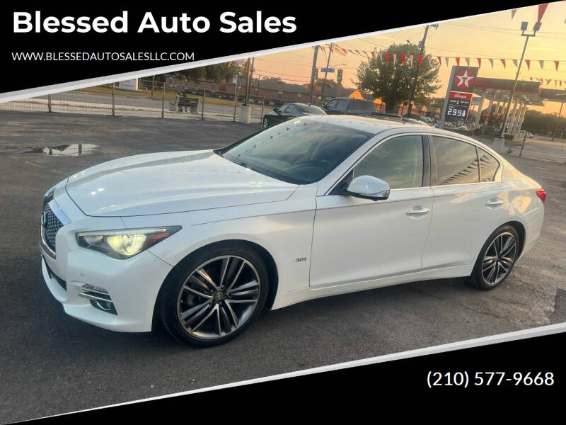 2016 Infiniti Q50 for sale at Blessed Auto Sales in San Antonio TX