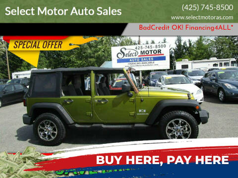 2008 Jeep Wrangler Unlimited for sale at Select Motor Auto Sales in Lynnwood WA