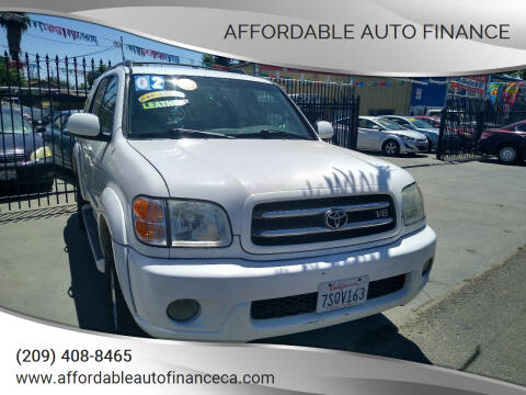 2002 Toyota Sequoia for sale at Affordable Auto Finance in Modesto CA