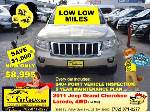 2011 Jeep Grand Cherokee for sale at The Car Company in Las Vegas NV