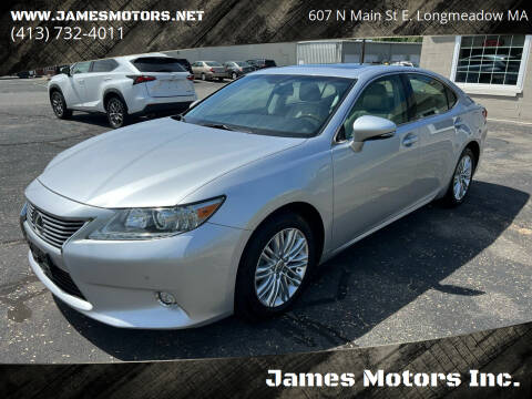 2014 Lexus ES 350 for sale at James Motors Inc. in East Longmeadow MA